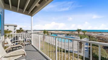 Comfort Condo, 1 Bedroom, Balcony, Beach View | Balcony