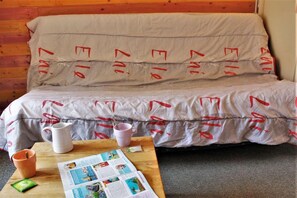 Interior - 100m from resort center, 2nd floor, balcony, ski locker, 20m², Risoul (Risoul)