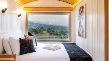 Luxury Cabin | 1 bedroom, premium bedding, Select Comfort beds, individually decorated