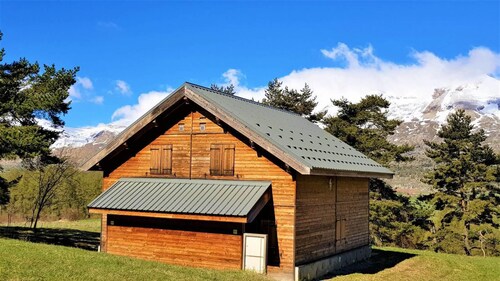Chalet, vue montagne, terrasse, parking, télévision, casier à ski, 55m², La Joue du Loup
