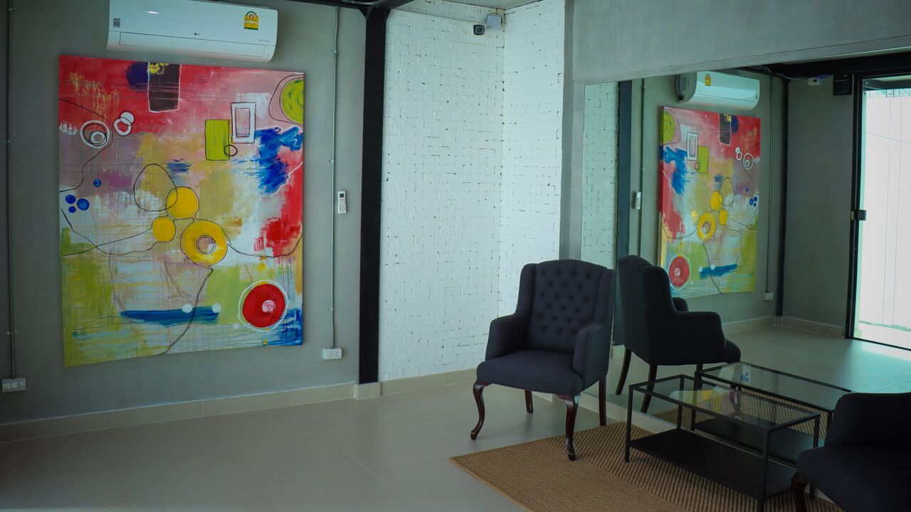 Lobby sitting area