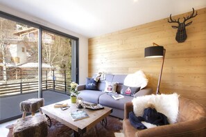 Living area - 3rd floor, terrace, tv, ski locker, 48m², Les 2 Alpes (Les Deux Alpes)