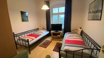 2 bedrooms, iron/ironing board, travel crib, WiFi