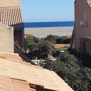 Vue sur la plage/l’océan