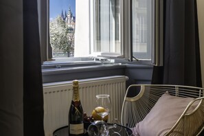 Blick von der Unterkunft
