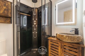 Shower, hair dryer - Apartment La Chouette (Formiguères)