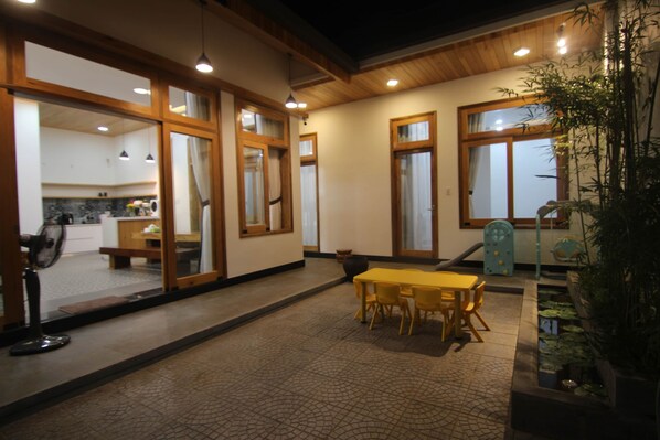 Façade de l’hébergement