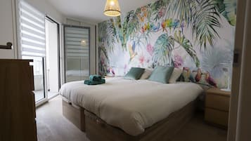 1 bedroom, iron/ironing board, WiFi (free), bed sheets