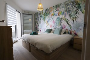 1 Schlafzimmer, Bügeleisen/Bügelbrett, kostenloses WLAN, Bettwäsche