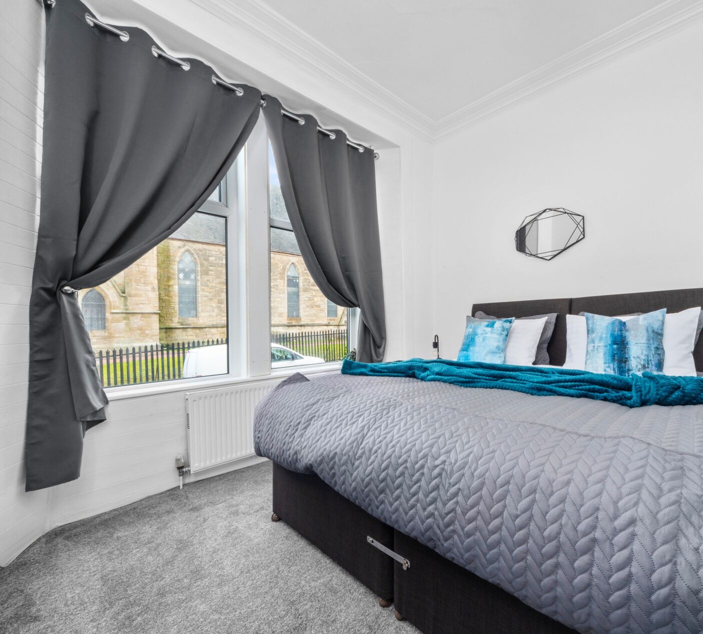 1 bedroom, iron/ironing board, travel crib, free WiFi