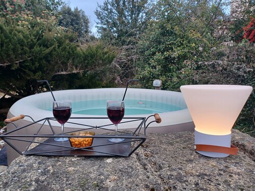 Studio with private garden Aix-Luberon-Verdon * Dinner and Jacuzzi extra