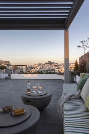 Deluxe-Penthouse | Terrasse/Patio