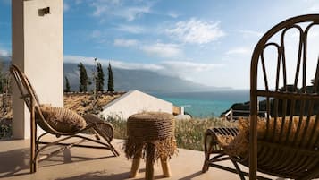 Thalassa Two Bedroom Villa with outdoor private pool and sea view | Hypo-allergenic bedding, in-room safe, individually decorated