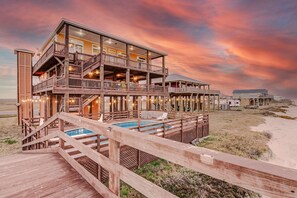 Exterior - Stunning Winter Home - Beachfront w/ Heated Pool (Bolivar Peninsula)