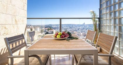 Modern 4BR Panoramic View Terraces in Jerusalem