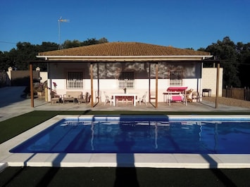 Vue sur piscine