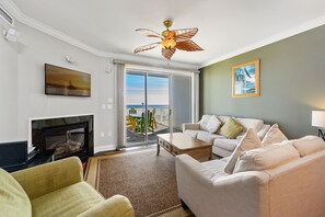 Flat-screen TV - Belmont Towers 204 by Seaside Vacations & Sales (Ocean City)