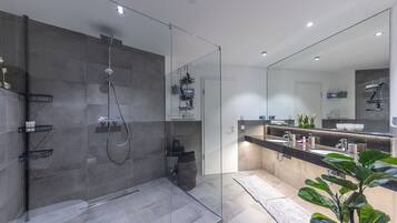 Badewanne, Whirlpool, Haartrockner, Handtücher