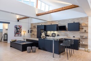 Dining - Luxury wellness loft - 245sqm - design living in the center (Gütersloh)
