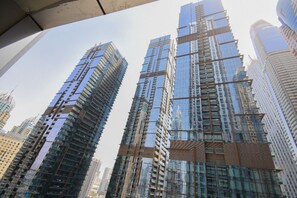 Blick von der Unterkunft