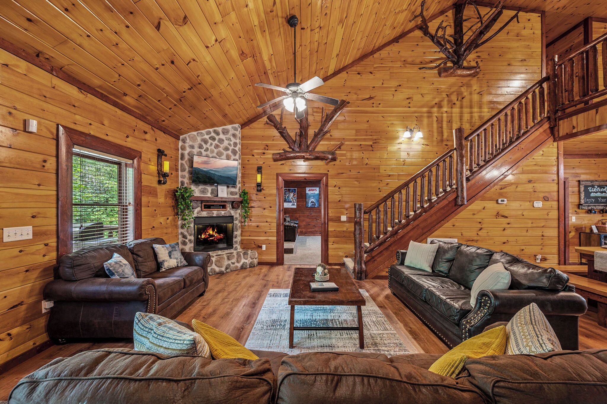 Pet friendly, FULLY LOADED. Sleeps 20 in the Smokies
