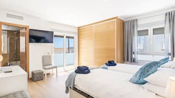 2 slaapkamers, een strijkplank/strijkijzer, wifi, beddengoed