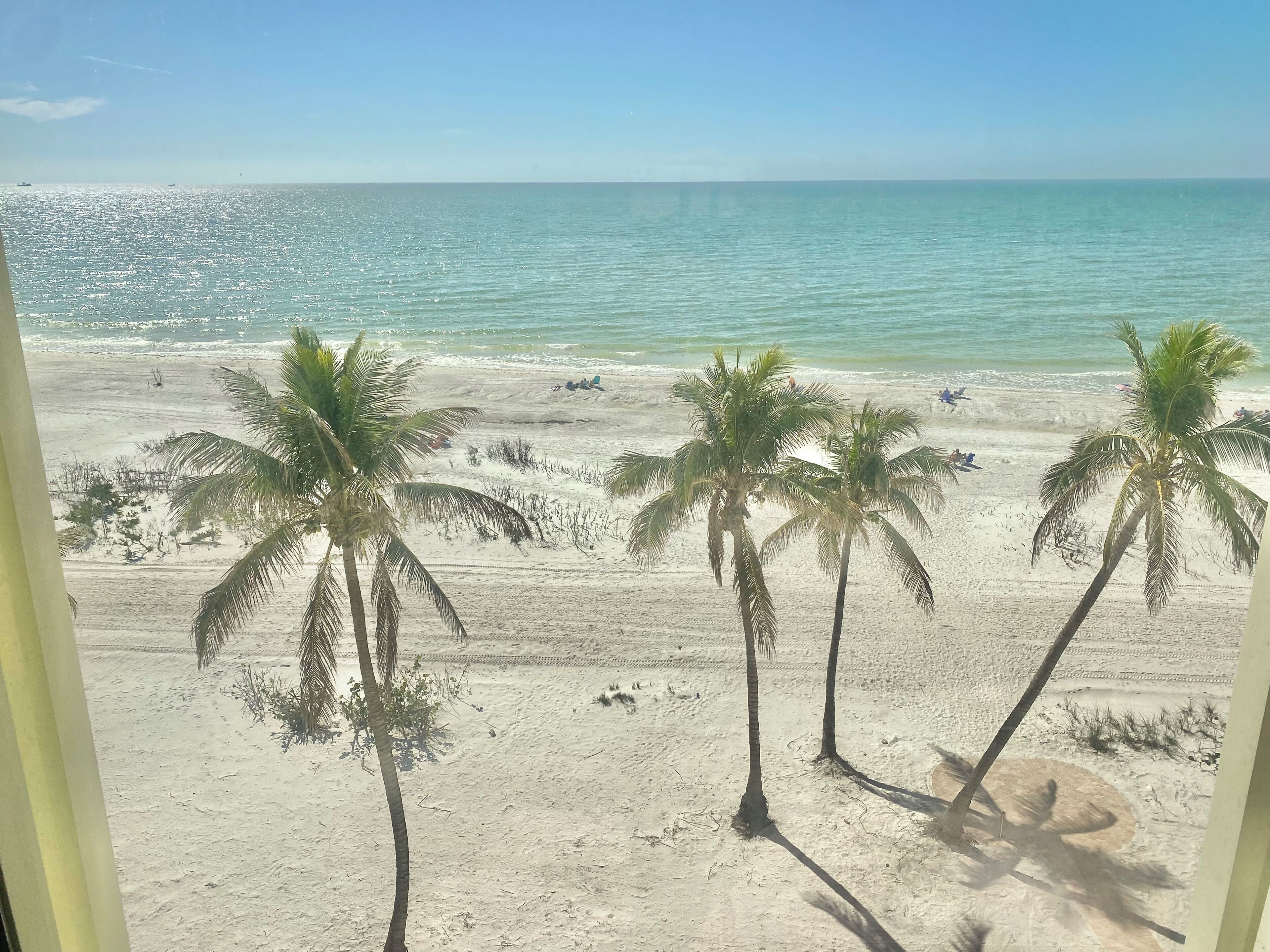 En la playa, toallas de playa