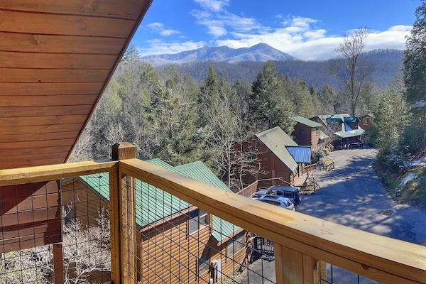Beautiful view of the mountains from 1 of 4 decks