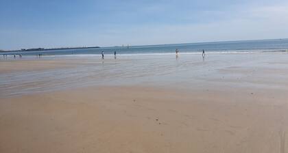 Loue t1 bis à 50 m de la plage. Grand balcon vue sur mer cÎté sud