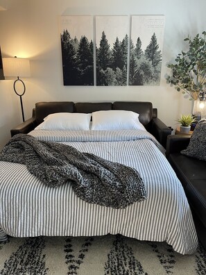 2 soverom, strykejern/-brett, wi-fi (inkludert) og sengetøy