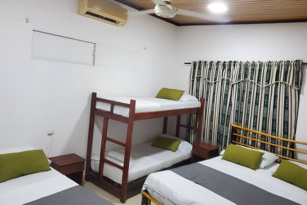 Family Room, Multiple Beds | Iron/ironing board (on request), WiFi (free), bed sheets