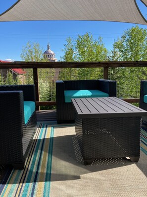 Terrace/patio - Grain Bin House in the Heart of Philipsburg (Philipsburg)