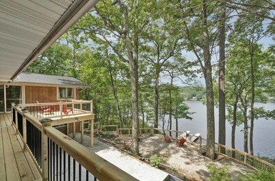 Large, 4 season, lakefront retreat. Close to skiing, golf and hiking.