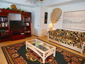 Smart TV - Sandy Beach: 3 BR, 3 BA House in St. George Island, Sleeps 8 (St. George Island)