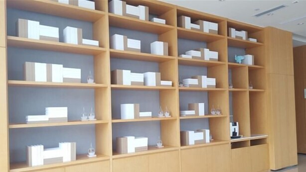 A large, open shelving unit with multiple compartments, likely used for storage or display. - JI Hotel (Linfen Zhongda Street) (Linfen)