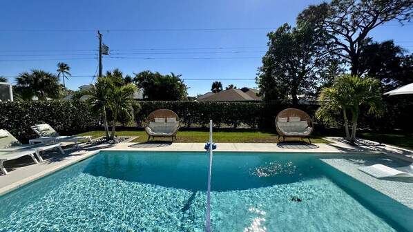 Una piscina climatizada
