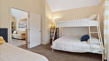 2 chambres, fer et planche Ă repasser, Wi-Fi, draps fournis