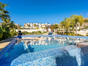Pool - Lovely apartment for 4 people with A/C, WIFI, pool, TV and patio (Finestrat)