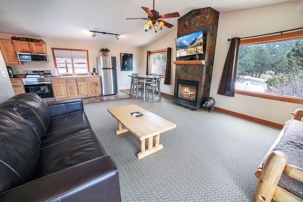 Living Room with Gas Fireplace