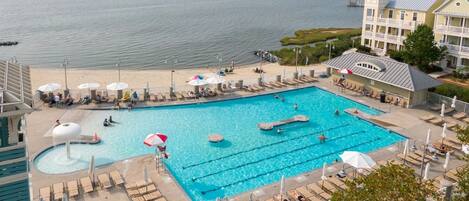 Indoor pool, a heated pool