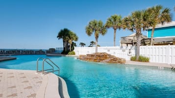 Indoor pool, outdoor pool