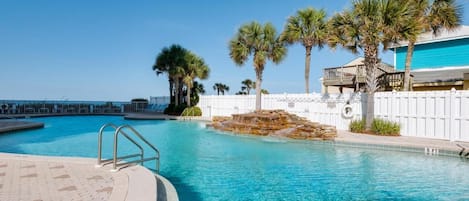 Indoor pool, outdoor pool