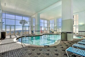 Indoor pool, outdoor pool