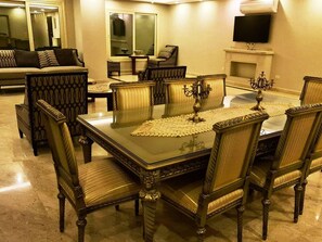 Dining - Spacious Executive Luxury Apartment with Balcony (Cairo)