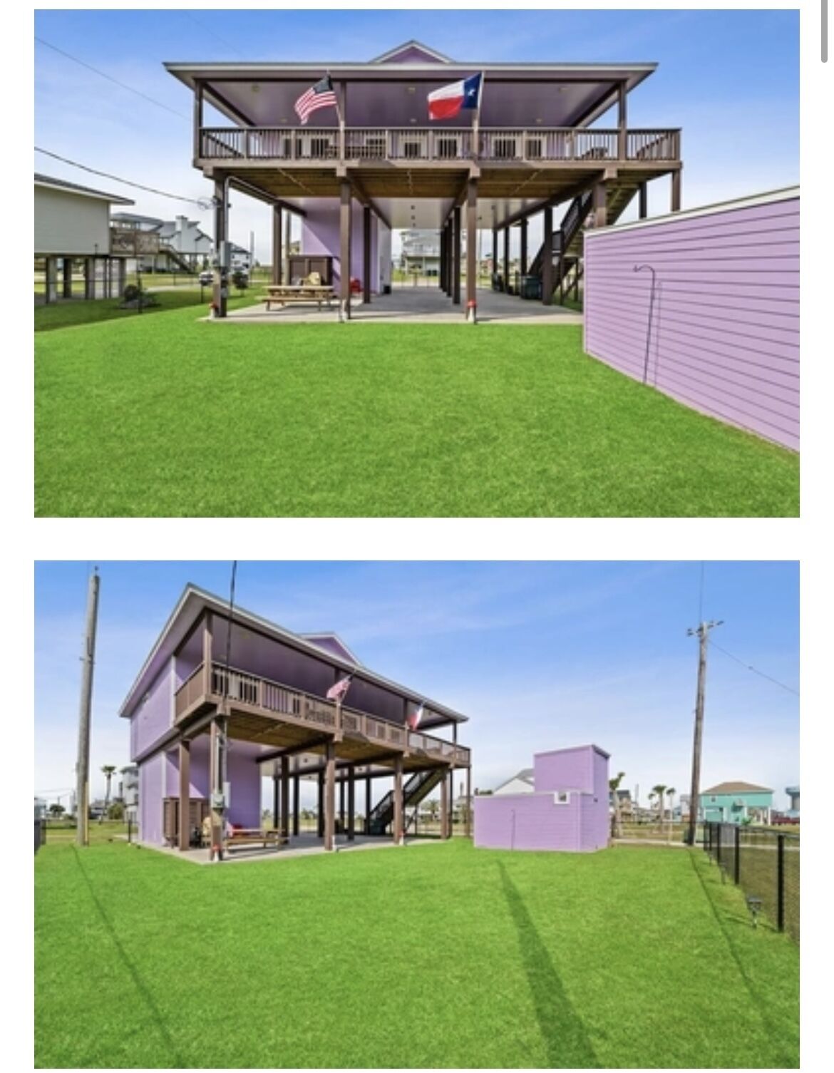 The Purple Palm Luxury Beach House with Ocean Views ands Local Art