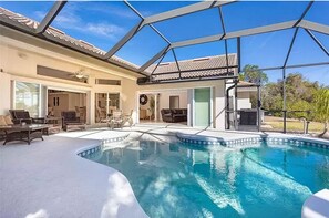 Indoor pool, a heated pool
