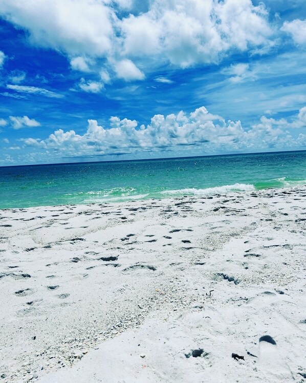 Beach nearby, beach towels