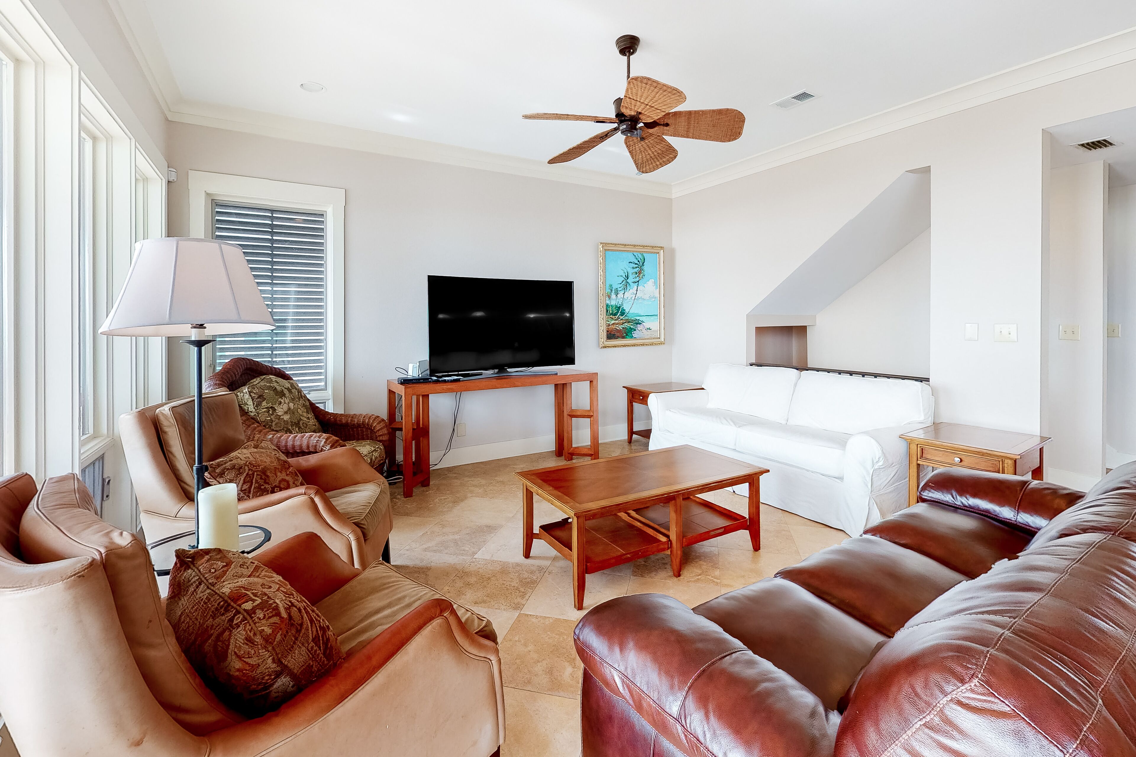 Oceanfront Home with WiFi, Private Washer/Dryer, Central AC, and Beach Access