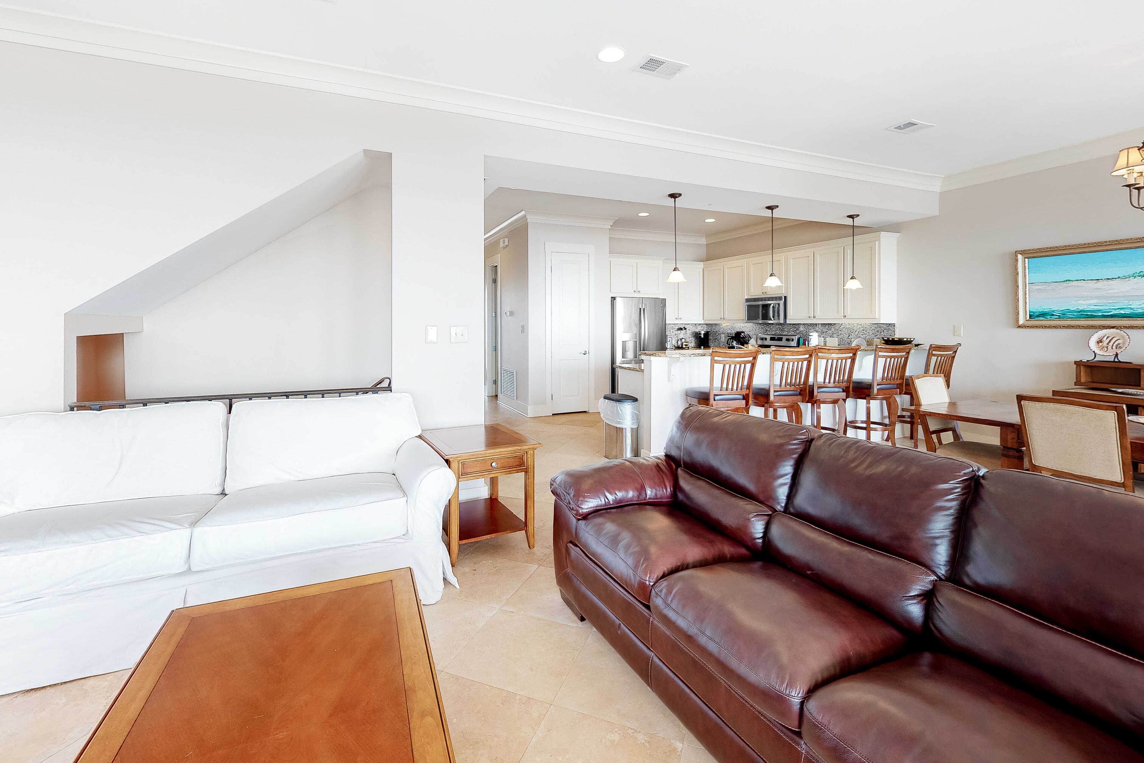 Oceanfront Home with WiFi, Private Washer/Dryer, Central AC, and Beach Access