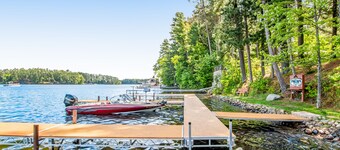 Modern Water-View Condo with Fast WiFi, Gas Fireplace, Patio & Gas Grill